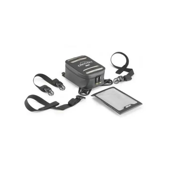Borsa serbatoio con cinghie GRT29 Nero