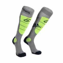 Calza Acerbis MX Impact grigio giallo