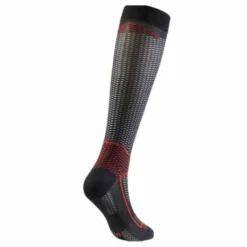Calza Leggera Sixs LONG V3 al ginocchio Nero Rosso