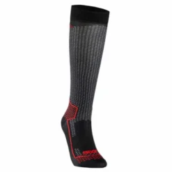Calza Leggera Sixs LONG V3 al ginocchio Nero Rosso