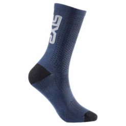Calza Leggera Sixs SHORT LOGO V2 corta Nero Avio