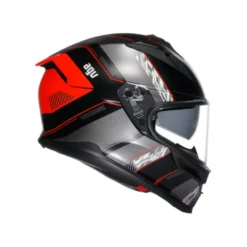 Casco AGV K7 Kyber nero opaco rosso