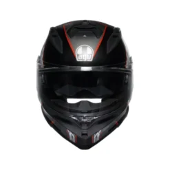 Casco AGV K7 Kyber nero opaco rosso