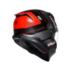 Casco AGV K7 Kyber nero opaco rosso