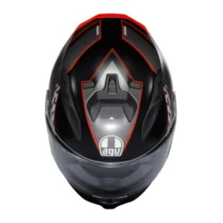 Casco AGV K7 Kyber nero opaco rosso