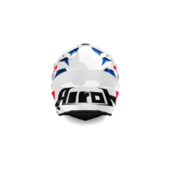 Casco Airoh Commander2 Reveal Bianco Blu Rosso