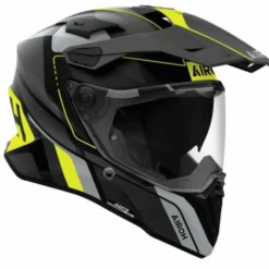 Casco Airoh Commander2 Skip Antracite Giallo Opaco