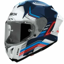 Casco Airoh GP 800 Hurricane Bianco Blu Rosso