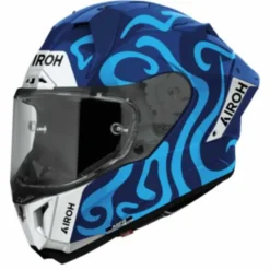 Casco Airoh GP 800 Swain Blu Bianco