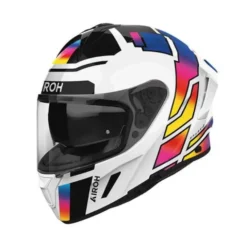 Casco Airoh Spark 2 Lively Rainbow Bianco Multicolor