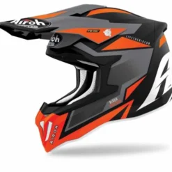 Casco Airoh Strycker Axe Arancio Grigio