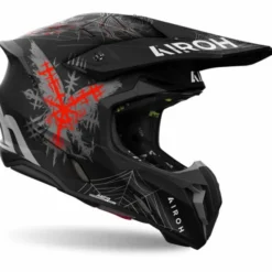 Casco Airoh Twist 3 Arcade Matt Nero Opaco Grigio