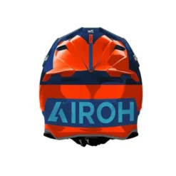 Casco Airoh Twist 3 Fancy Arancio Blu Opaco