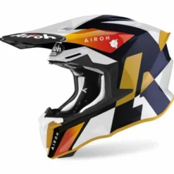 Casco Airoh Twist 2.0 Lift White Blue Gloss