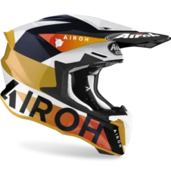 Casco Airoh Twist 2.0 Lift White Blue Gloss