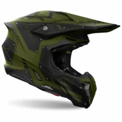 Casco Airoh Twist 3 Military Verdone Nero