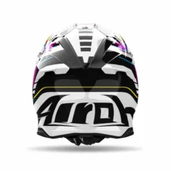 Casco Airoh Twist 3 Rainbow Viola Nero Bianco