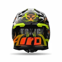Casco Airoh Twist 3 Toxic Nero Arancio Giallo