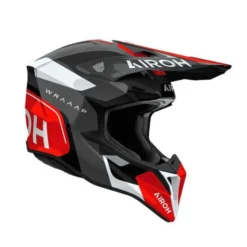 Casco Airoh Wraaap 06 Conquer Grigio Rosso
