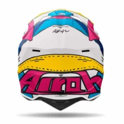 Casco Airoh Wraaap 06 Paint Rosa Blu