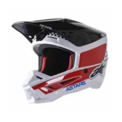 Casco Alpinestars S-M5 Speed nero bianco rosso