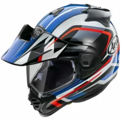 Casco Arai Tour-X 5 Discovery Blu Rosso Nero