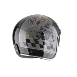 Casco Belfast Evo Drive Fast argento nero oro