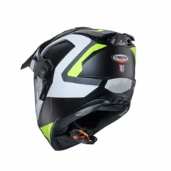 Casco Caberg Tanami Scram Nero Bianco Giallo