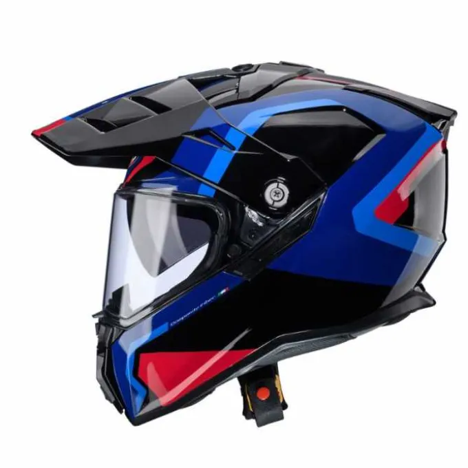Casco Caberg Tanami Scram Nero Blu Rosso