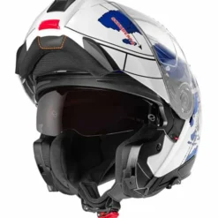 Casco C5 Globe Blu Bianco