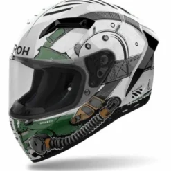 Casco Connor Alligator Bianco Verde