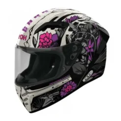 Casco Connor Bloom Nero viola