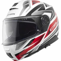 Casco C5 Zenith Bianco Rosso