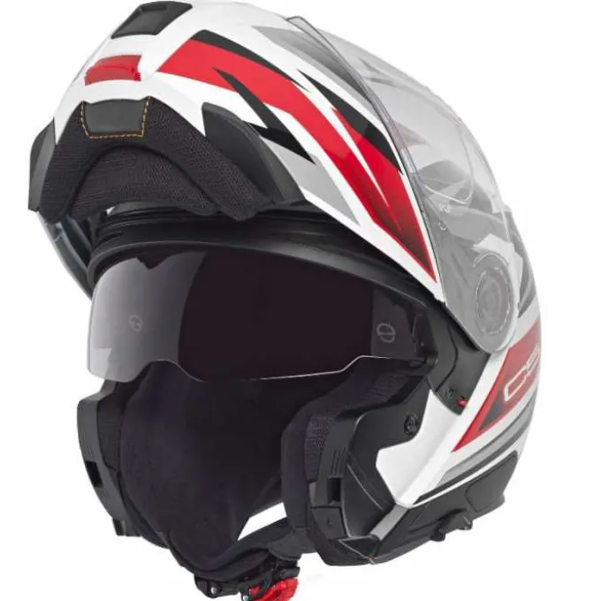 Casco C5 Zenith Bianco Rosso