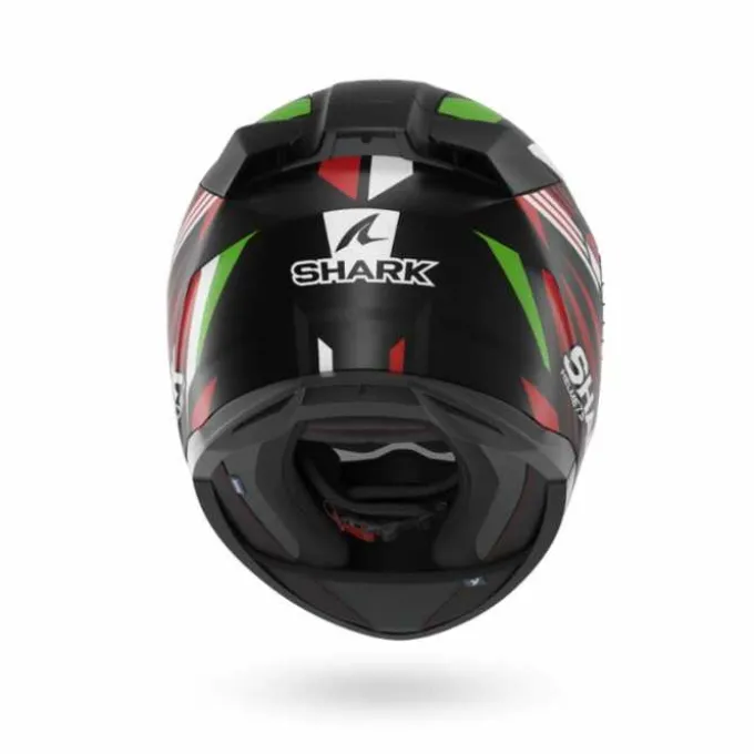 Casco D-Skwal 3 First Lap Nero Rosso Verde Opaco