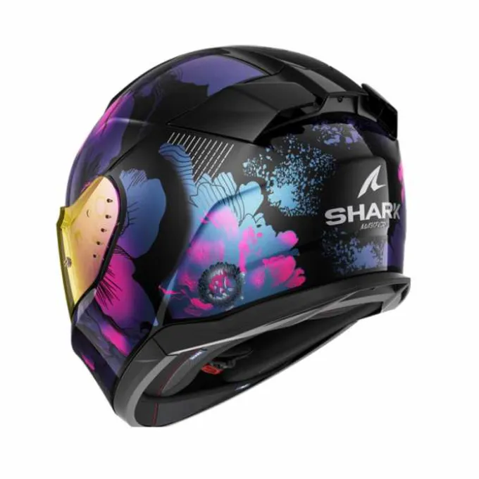 Casco D-Skwal 3 Mayfer Nero Fuxia