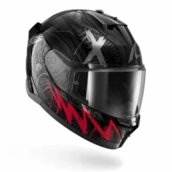 Casco D-Skwal 3 Shiever Nero Antracite Rosso