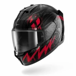 Casco D-Skwal 3 Shiever Nero Antracite Rosso