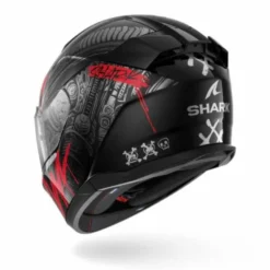 Casco D-Skwal 3 Shiever Nero Antracite Rosso