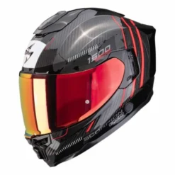 Casco Exo-1500 Air Zity Carbonio Rosso Bianco