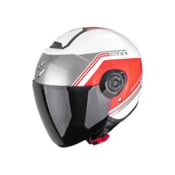 Casco Exo City II Vita Bianco Rosso