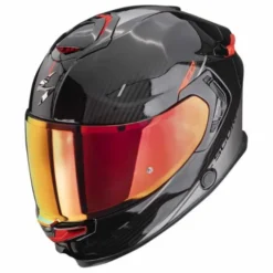 Casco Exo-GT SP Air Asphalt Nero Argento Rosso