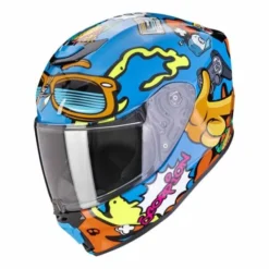 Casco Exo-Jnr Air Fun Blu Arancio