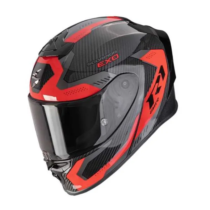 Casco Exo R1 Evo Carbon Air Propel Nero Rosso
