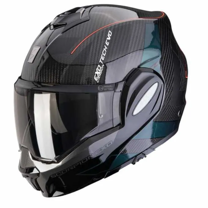 Casco Exo Tech Evo Carbonio Cad Verde