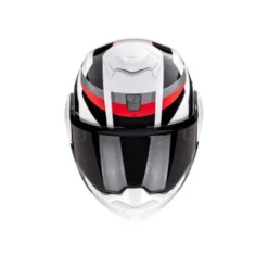 Casco Exo Tech Evo Pro Acuti Bianco Rosso Grigio