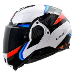 Casco FF910 Advant II Triple bianco blu rosso