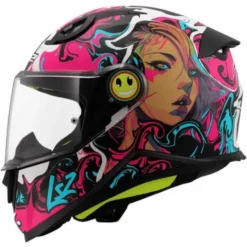 Casco FF812 Kid Cyberg Purple Cyan
