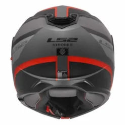 Casco FF908 Strobe II Monza Nero Opaco Grigio Rosso