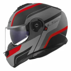 Casco FF908 Strobe II Monza Nero Opaco Grigio Rosso